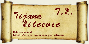 Tijana Milčević vizit kartica